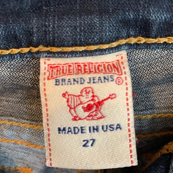 Womens Size 27 Julie True Religion Jeans Waist 29.5 inches (Size 4) - Picture 10 of 10